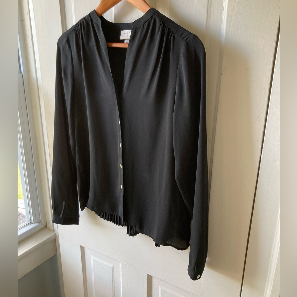 A New Day (Target) blouse w/ accordion pleat back, XS